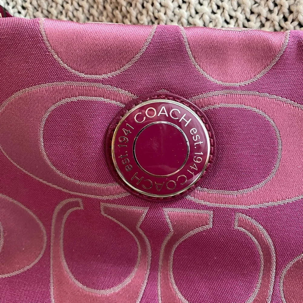 Coach Signature Luxury Designer Canvas Leather Crossbody‎ Bag